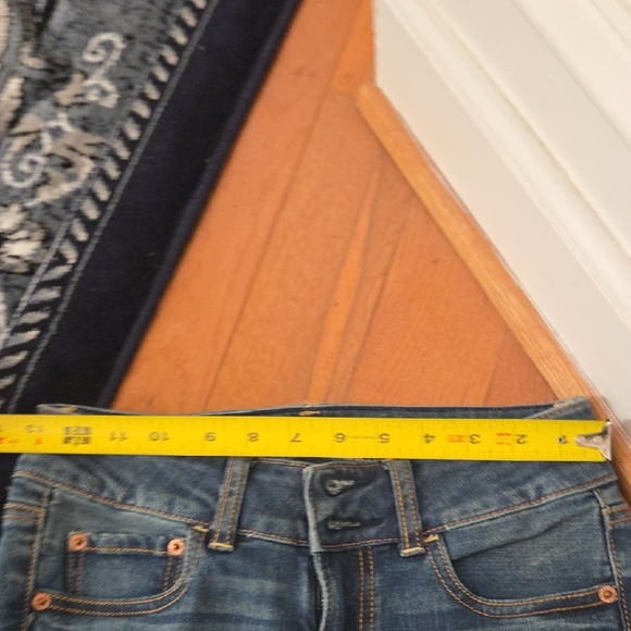 American Eagle ARTIST Jeans 00- Super Stretch-LOW rise - Picture 6 of 11